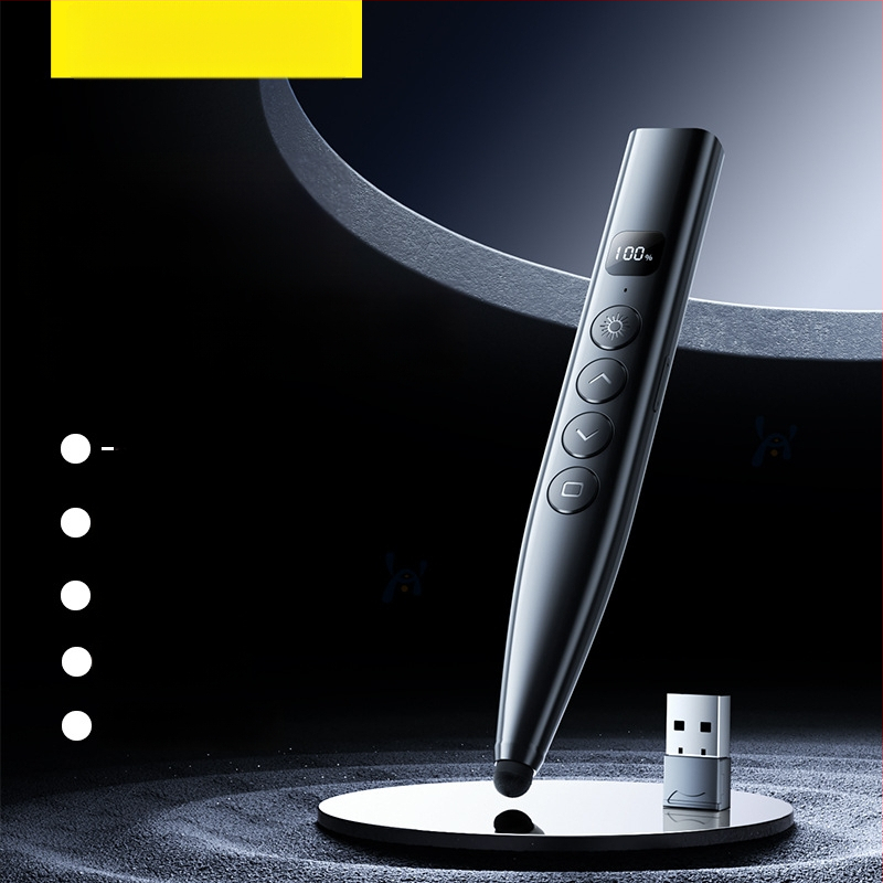 Απομακρυσμένος λέιζερ δείκτης για μετακίνηση σελίδων PPT και πίνακα, με ψηφιακό τηλεσκοπικό δείκτη