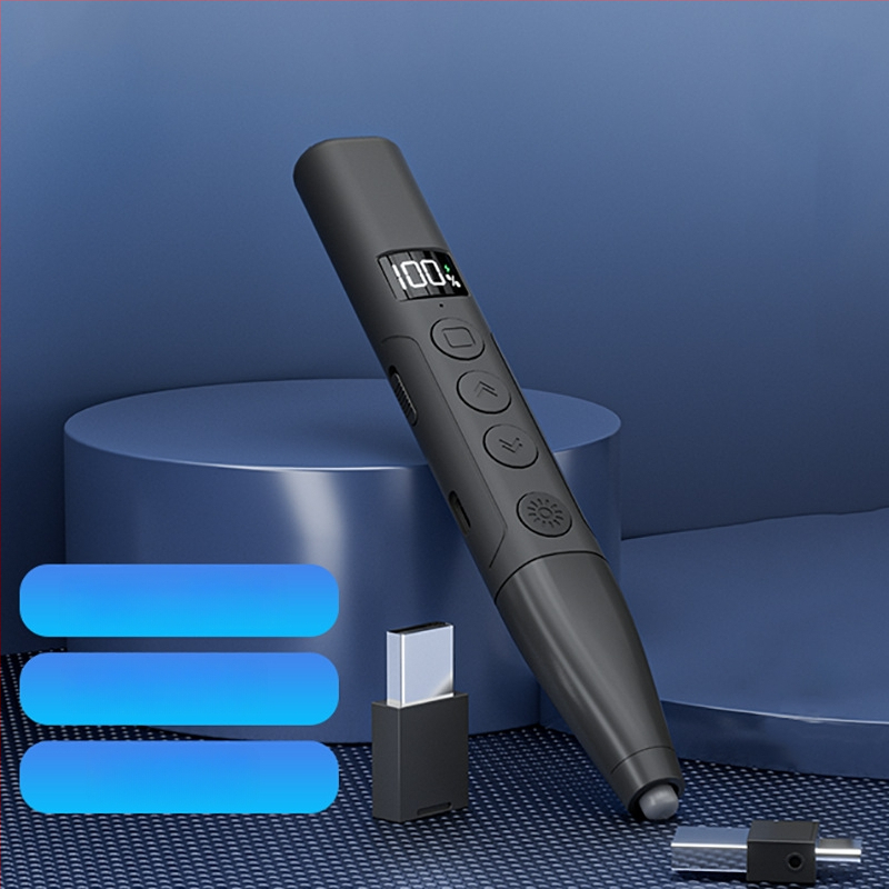 Απομακρυσμένος λέιζερ δείκτης για μετακίνηση σελίδων PPT και πίνακα, με ψηφιακό τηλεσκοπικό δείκτη