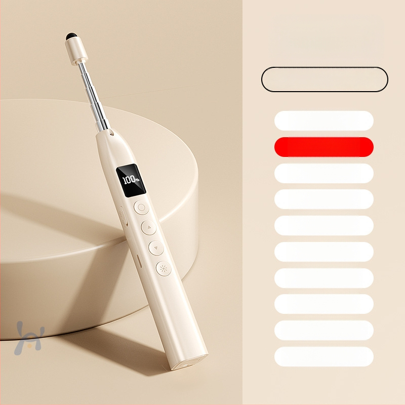 Απομακρυσμένος λέιζερ δείκτης για μετακίνηση σελίδων PPT και πίνακα, με ψηφιακό τηλεσκοπικό δείκτη