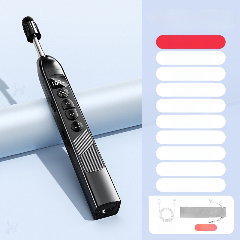 Απομακρυσμένος λέιζερ δείκτης για μετακίνηση σελίδων PPT και πίνακα, με ψηφιακό τηλεσκοπικό δείκτη