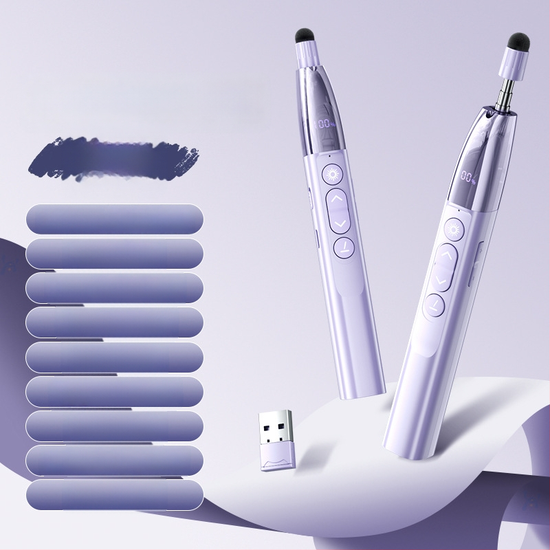 Απομακρυσμένος λέιζερ δείκτης για μετακίνηση σελίδων PPT και πίνακα, με ψηφιακό τηλεσκοπικό δείκτη