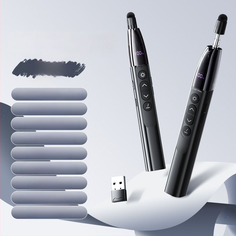 Απομακρυσμένος λέιζερ δείκτης για μετακίνηση σελίδων PPT και πίνακα, με ψηφιακό τηλεσκοπικό δείκτη