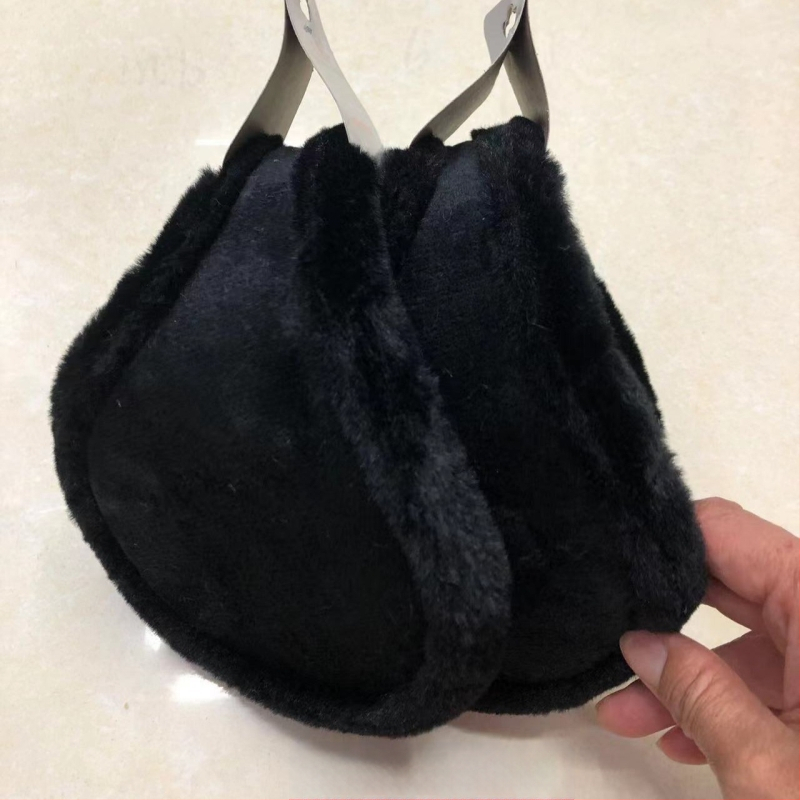 Unisex kašmiera ausu sargi, pūkaini, biezāki ziemas siltumam, ar karikatūras rakstu