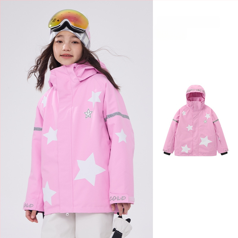 Unisex bērnu slēpošanas komplekts: elpojošs, ūdensnecaurlaidīgs 20000 mm, audums poliester, oderējums poliester, pildījums silk cotton, stila numurs LYSF8020