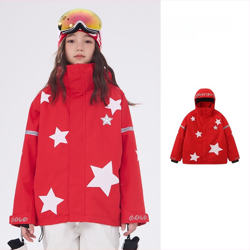 Unisex bērnu slēpošanas komplekts: elpojošs, ūdensnecaurlaidīgs 20000 mm, audums poliester, oderējums poliester, pildījums silk cotton, stila numurs LYSF8020