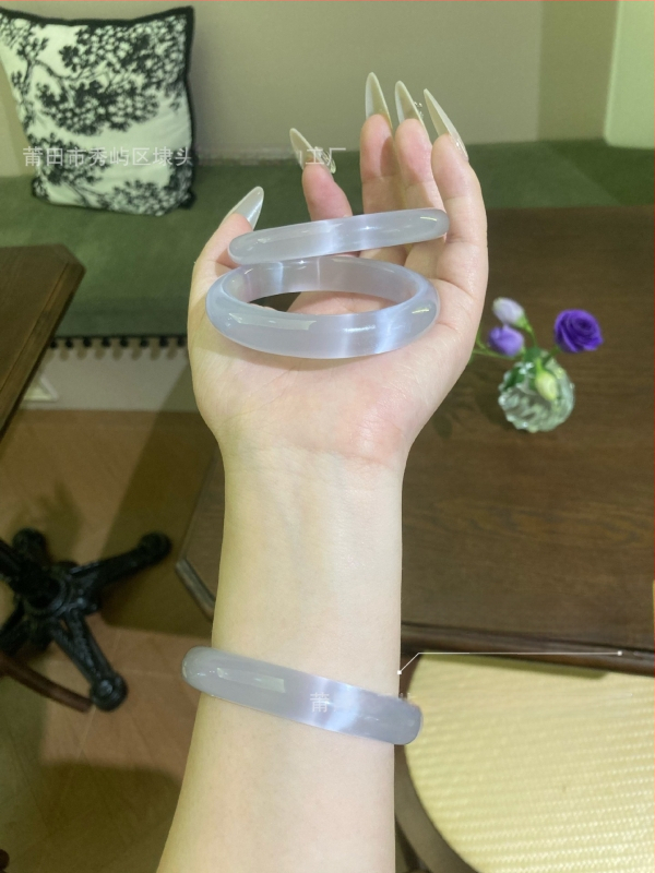 Stiklo apyrankė, Zhuozhi bracelet prekės ženklas, poliruotas paviršius, kinų stilius, literatūrinis retro