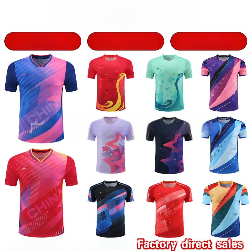 Stalo teniso komplektas, unisex, greitai džiūstantis poliesteris, visiems metų laikams, suaugusiems ir vaikams, individualus spausdinimas įtrauktas