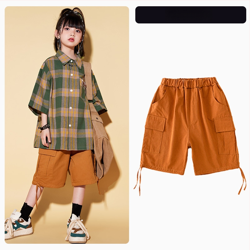 Vaikų unisex hip-hop gatvės šokių kostiumas, 100% poliesteris, vasara