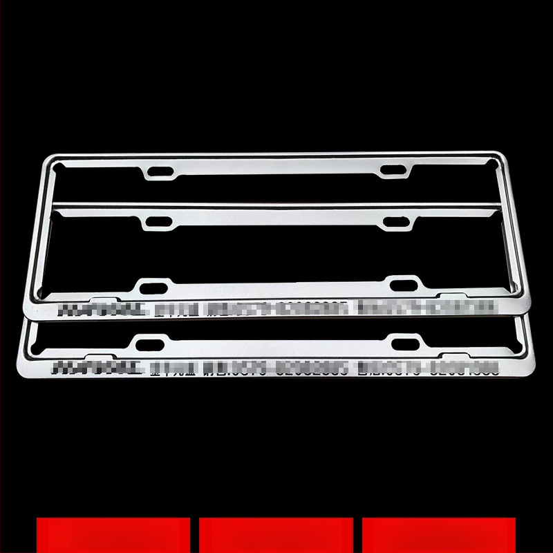 Automašīnas reģistrācijas numura rāmis no alumīnija sakausējuma ar individuālu logotipu (Modelis: 4S pielāgota rāmis; Materiāls: alumīnija sakausējums, magnezija sakausējums, nerūsējošs tērauds; Piemērojamie modeļi: mazs auto; Piederumu numurs: 001; Zīmols