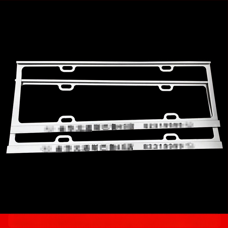 Automašīnas reģistrācijas numura rāmis no alumīnija sakausējuma ar individuālu logotipu (Modelis: 4S pielāgota rāmis; Materiāls: alumīnija sakausējums, magnezija sakausējums, nerūsējošs tērauds; Piemērojamie modeļi: mazs auto; Piederumu numurs: 001; Zīmols