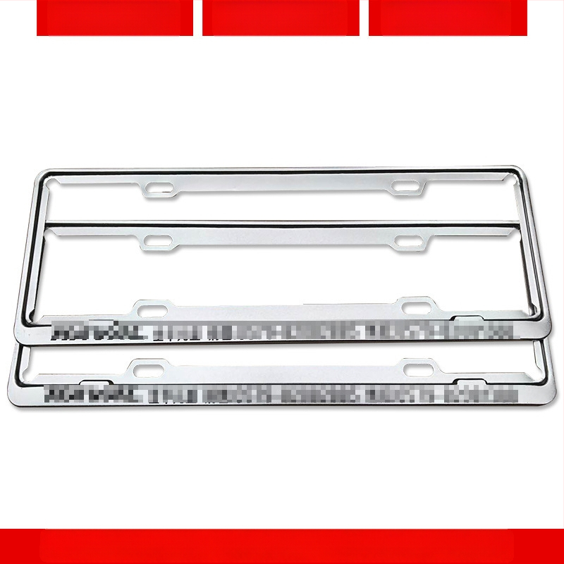 Automašīnas reģistrācijas numura rāmis no alumīnija sakausējuma ar individuālu logotipu (Modelis: 4S pielāgota rāmis; Materiāls: alumīnija sakausējums, magnezija sakausējums, nerūsējošs tērauds; Piemērojamie modeļi: mazs auto; Piederumu numurs: 001; Zīmols