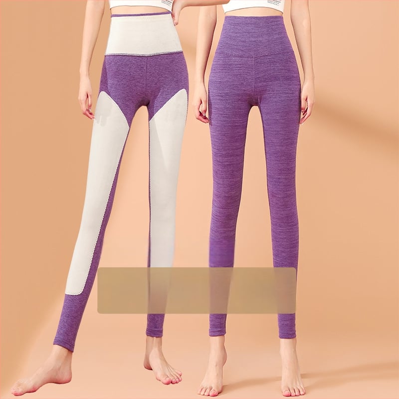 Sieviešu termālās legingas ar augstu vidukli, garas, kationiskais poliesters, ļoti biezi, vienkrāsainas