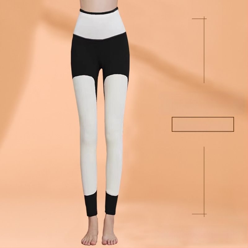 Sieviešu termālās legingas ar augstu vidukli, garas, kationiskais poliesters, ļoti biezi, vienkrāsainas