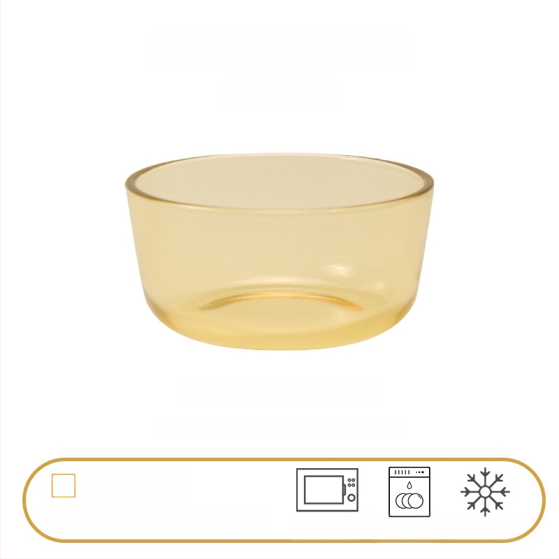 Glāzīšu galda servēšanas komplekts ar dubur ausīm bļodām, augsta borosilikāta stikls, viegls grezns stils, pielāgošana pieejama, piemērots bērniem, studentiem, grūtniecēm, pieaugušajiem un senioriem