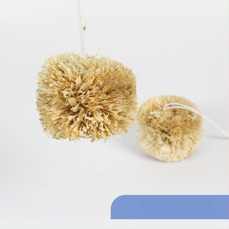 Žaislas mažiems naminiams gyvūnėliams: vandens žolės kamuoliukas — Bin Li, kramymui atsparus dantų žaislas