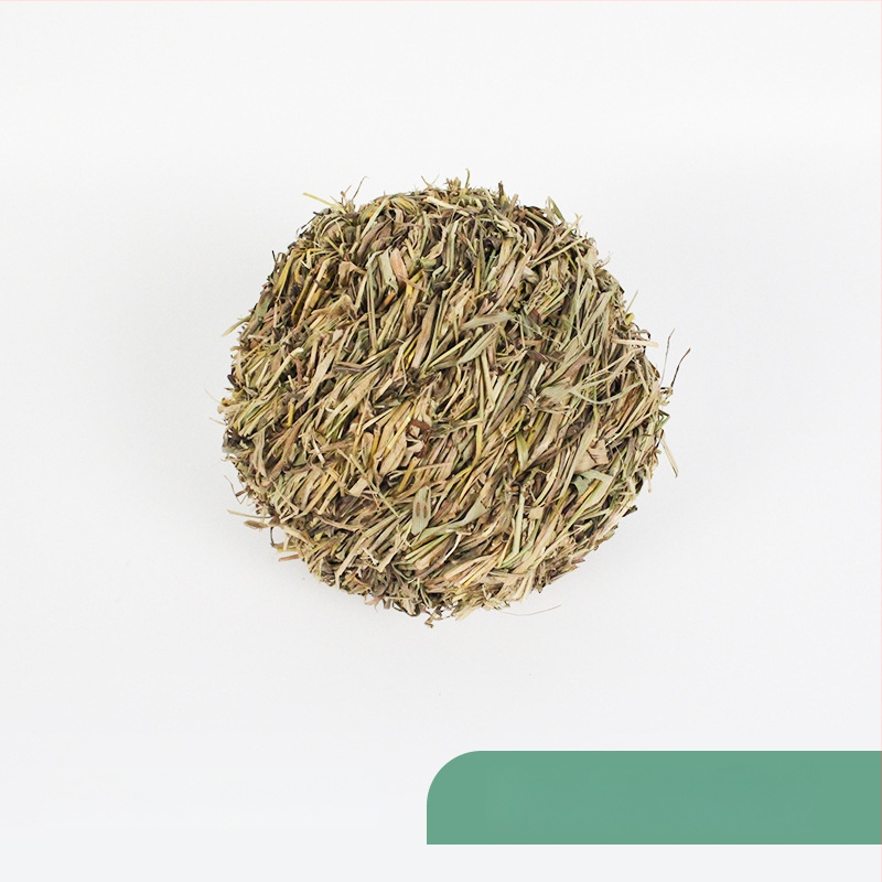 Žaislas mažiems naminiams gyvūnėliams: vandens žolės kamuoliukas — Bin Li, kramymui atsparus dantų žaislas