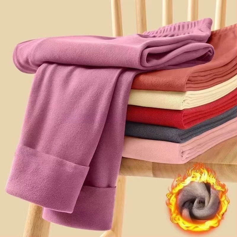 Unisex termo legingi, ar fleece iekšējo odere, trīs slāņu bezšuvēm, akrila šķiedra, īpaši bieza 501–600 g/m²