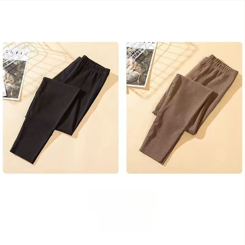 Unisex termo legingi, ar fleece iekšējo odere, trīs slāņu bezšuvēm, akrila šķiedra, īpaši bieza 501–600 g/m²