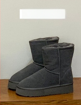 Moteriški odiniai sniego batai su storesne padu, vilnos-kašmyro vidinė danga, gilus įėjimas, žemas siluetas