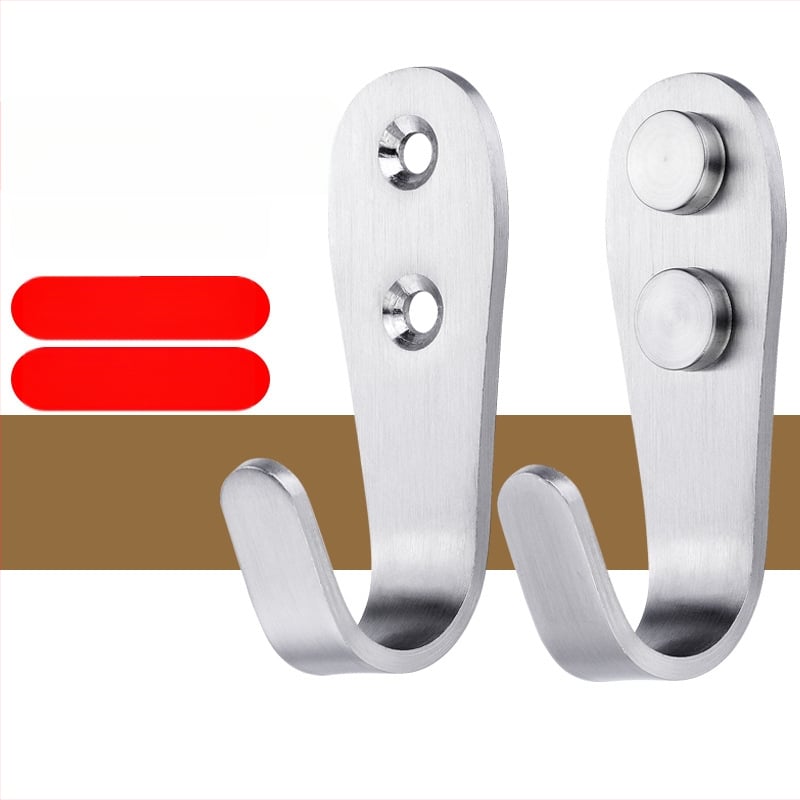 Pakaramais apģērbam, izturīgs nerūsējošā tērauda, vienkāršs āķis, modelis 1179, virsmas apdare ar vadu vilkšanu, piemērots vannas istabai