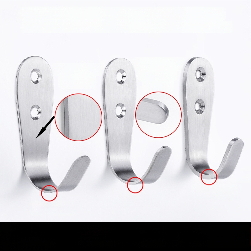 Pakaramais apģērbam, izturīgs nerūsējošā tērauda, vienkāršs āķis, modelis 1179, virsmas apdare ar vadu vilkšanu, piemērots vannas istabai