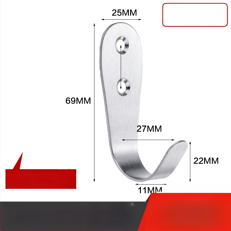 Pakaramais apģērbam, izturīgs nerūsējošā tērauda, vienkāršs āķis, modelis 1179, virsmas apdare ar vadu vilkšanu, piemērots vannas istabai