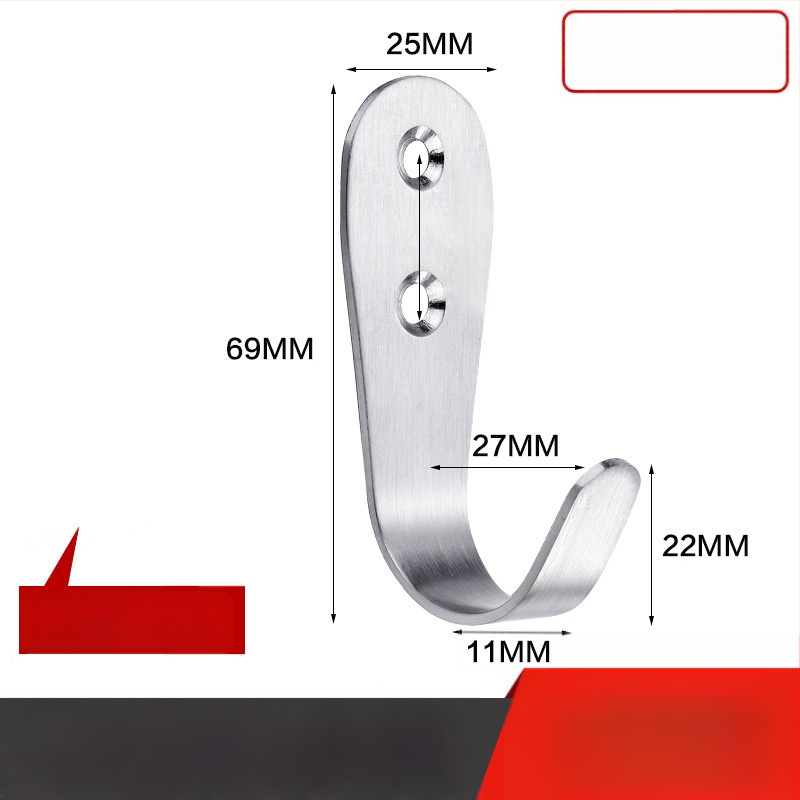 Pakaramais apģērbam, izturīgs nerūsējošā tērauda, vienkāršs āķis, modelis 1179, virsmas apdare ar vadu vilkšanu, piemērots vannas istabai