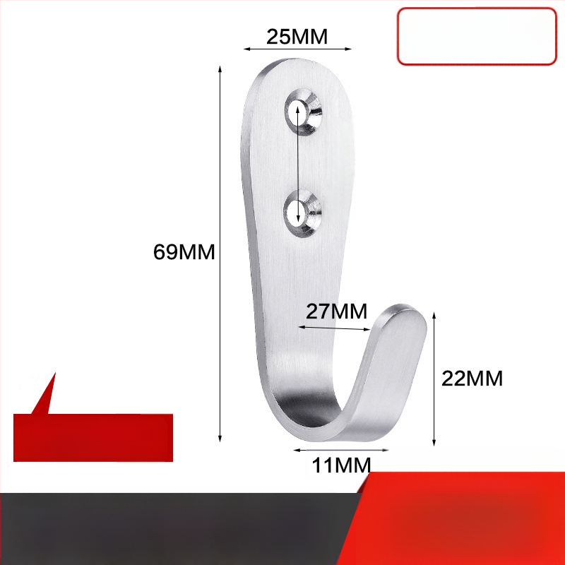 Pakaramais apģērbam, izturīgs nerūsējošā tērauda, vienkāršs āķis, modelis 1179, virsmas apdare ar vadu vilkšanu, piemērots vannas istabai
