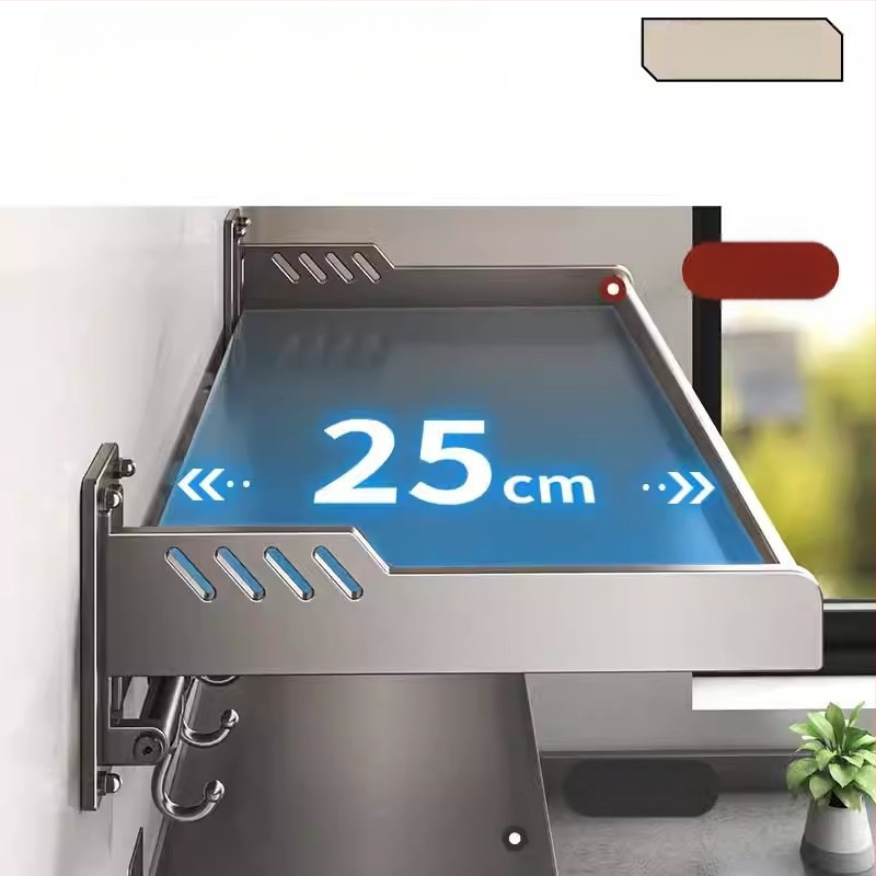 Veļas mašīnas uzglabāšanas plaukts, vienlīmeņa, 10 kg slodze, moderns minimālisma stils, jauns 2024. modelis