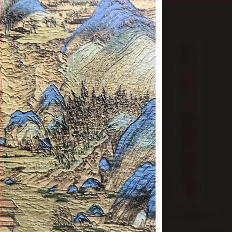 Sienas tapete ar ģeometrisku rakstu, daudzslāņaina, zīda materiāls, ūdensizturīgs, premium klases