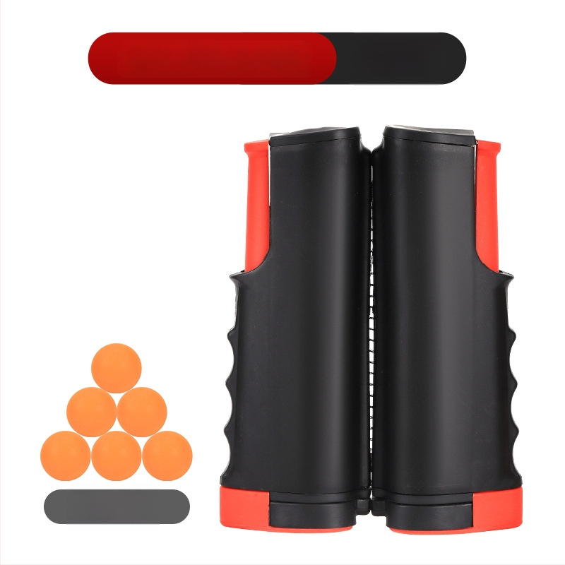 Galda tenisa stends ar teleskopisku tīklu, ABS materiāls, svars 1 kg, pārnēsājams, ārējai lietošanai