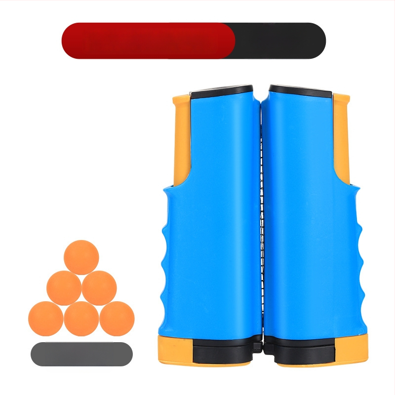 Galda tenisa stends ar teleskopisku tīklu, ABS materiāls, svars 1 kg, pārnēsājams, ārējai lietošanai