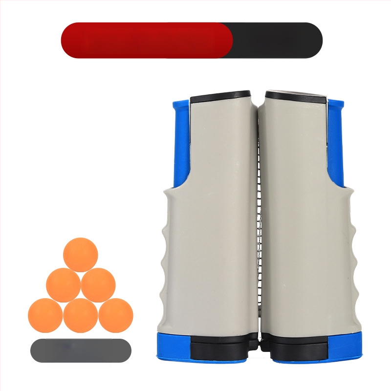 Galda tenisa stends ar teleskopisku tīklu, ABS materiāls, svars 1 kg, pārnēsājams, ārējai lietošanai