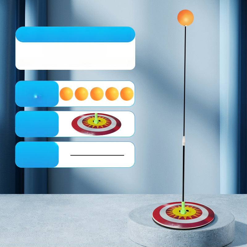 The Shaker asztalitenisz-edzési eszköz — PP konstrukció, otthoni használatra, beltéri játék gyermekeknek