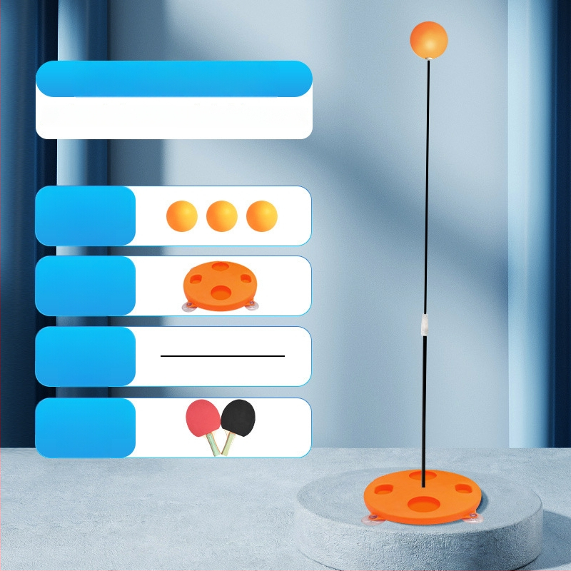 The Shaker asztalitenisz-edzési eszköz — PP konstrukció, otthoni használatra, beltéri játék gyermekeknek