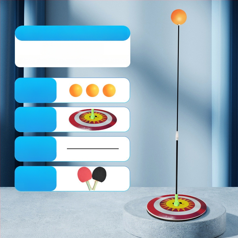 The Shaker asztalitenisz-edzési eszköz — PP konstrukció, otthoni használatra, beltéri játék gyermekeknek