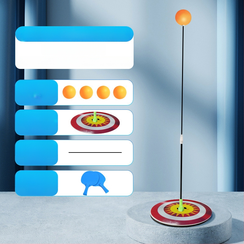 The Shaker asztalitenisz-edzési eszköz — PP konstrukció, otthoni használatra, beltéri játék gyermekeknek