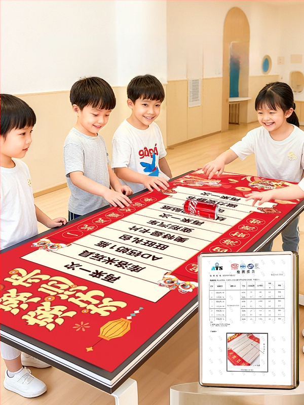 Zifan pakabinamas kišenės komandinių žaidimų — audinio ritinėjimo dizainas, rekvizitai kūrybiškiems metiniams susitikimams ir loterijoms