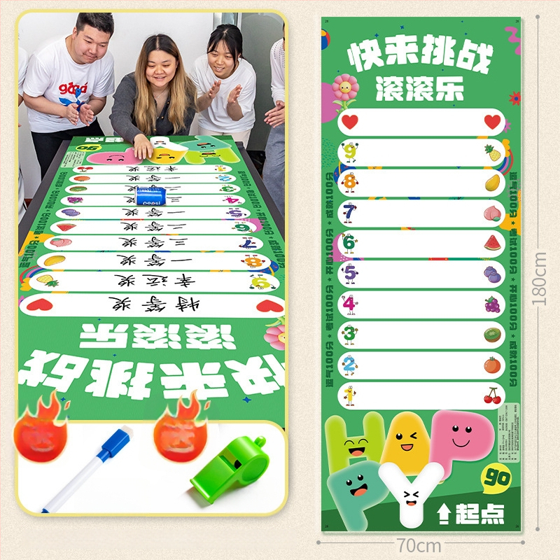 Zifan pakabinamas kišenės komandinių žaidimų — audinio ritinėjimo dizainas, rekvizitai kūrybiškiems metiniams susitikimams ir loterijoms