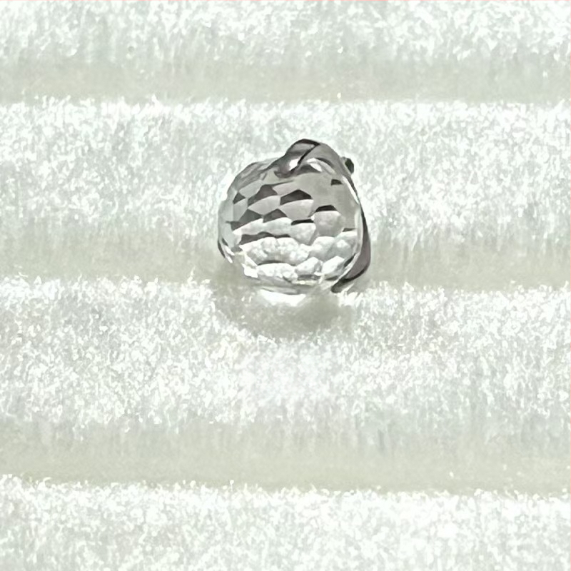 Κράμα τιτάνιο piercing κοσμήματα – Γεωμετρικά σκουλαρίκια με σχέδιο disco φώτα, καθαρότητα G23, επεξεργασία διαμαντιού, unisex στυλ