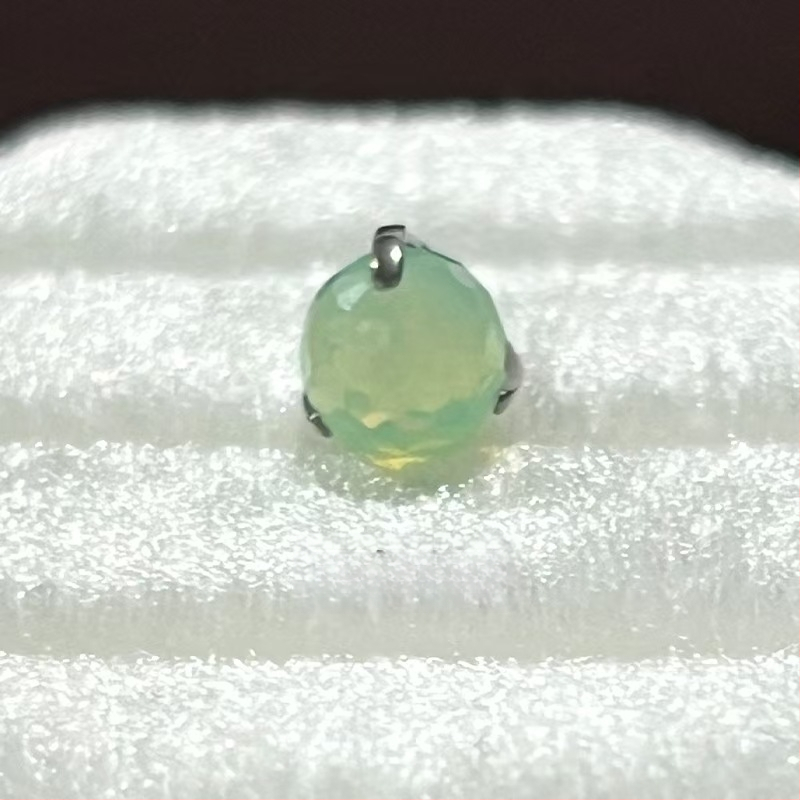 Κράμα τιτάνιο piercing κοσμήματα – Γεωμετρικά σκουλαρίκια με σχέδιο disco φώτα, καθαρότητα G23, επεξεργασία διαμαντιού, unisex στυλ