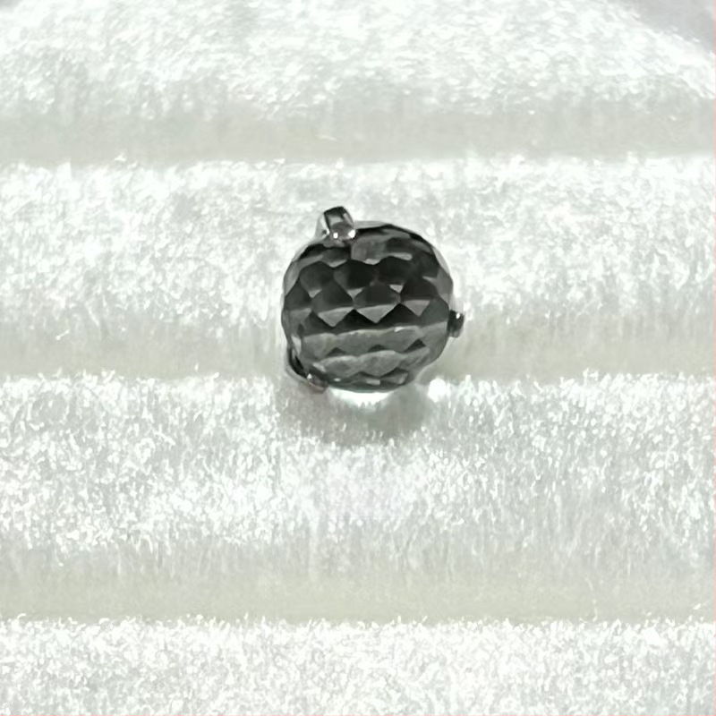 Κράμα τιτάνιο piercing κοσμήματα – Γεωμετρικά σκουλαρίκια με σχέδιο disco φώτα, καθαρότητα G23, επεξεργασία διαμαντιού, unisex στυλ