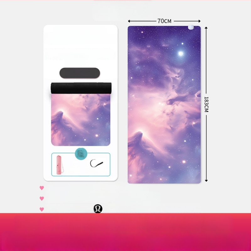 Joga matrača ar pozu vadības līnijām, Kondal, PU+ dabiskā gumija, 5 mm, 5 kg