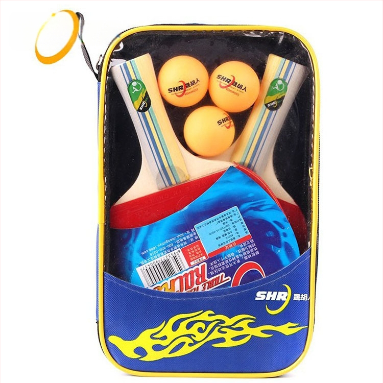 Stalo teniso raketės komplektas pradedantiesiems, 2 vnt., prekinis ženklas Tree flower, lipni guma, horizontali laikymo