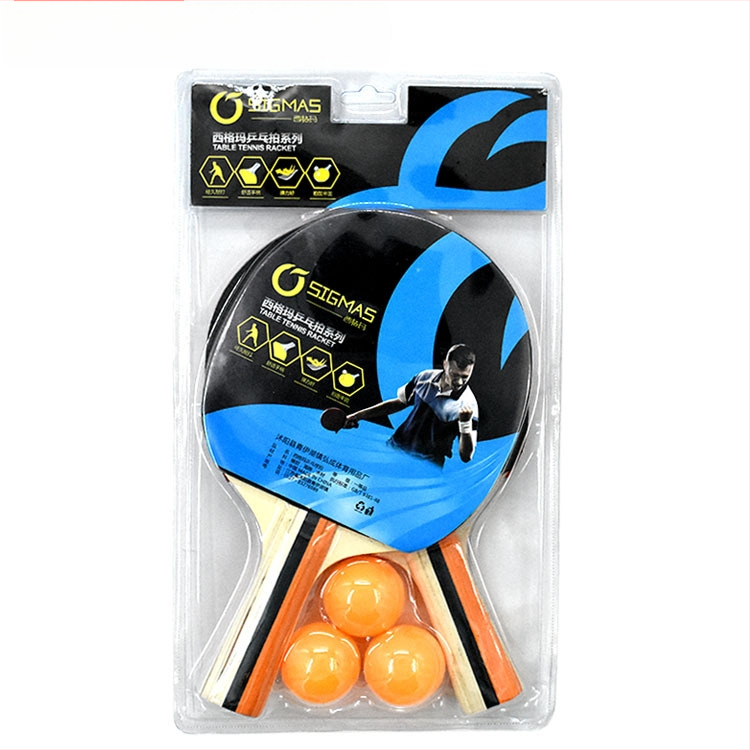 Stalo teniso raketės komplektas pradedantiesiems, 2 vnt., prekinis ženklas Tree flower, lipni guma, horizontali laikymo