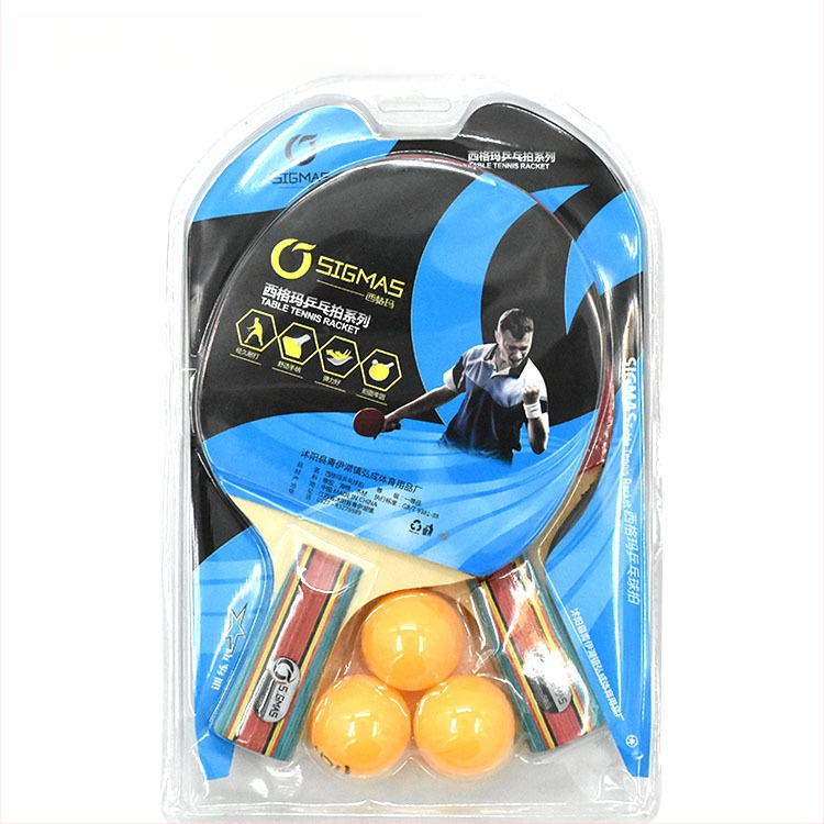 Stalo teniso raketės komplektas pradedantiesiems, 2 vnt., prekinis ženklas Tree flower, lipni guma, horizontali laikymo