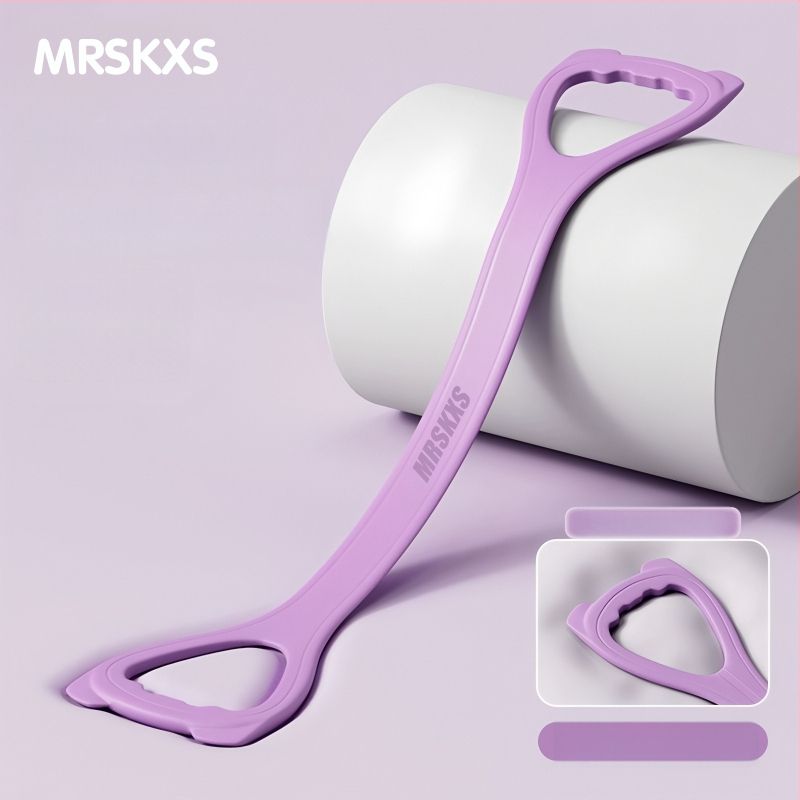 Katės ausų 8-formos atsparumo juosta, silikonas, namų jogai, pečių treniravimui, rankų formavimui ir nugaros lieknumui