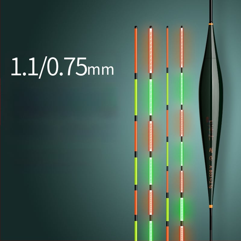 Vertikālais zvejas pludiņš ar augstu jutīgumu, gaismas, integrēts mīksts un ciets astiņš, dienas un nakts elektroniskais pludiņš