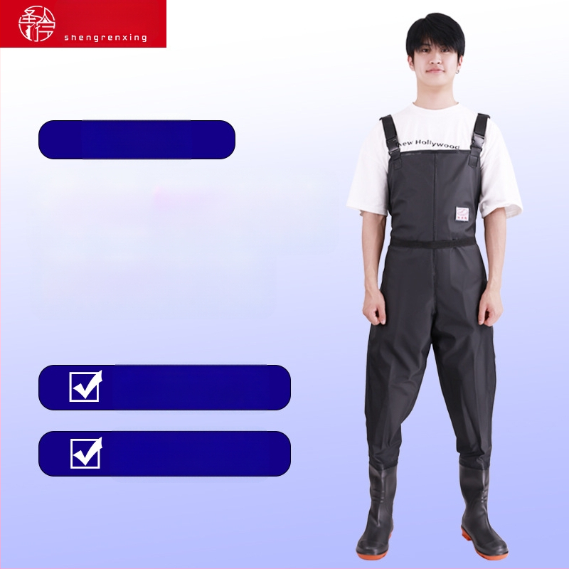 PVC vandeniui atsparios žvejybos kelnės – atsparios dėvėjimui, vėjui, storintos, universalios