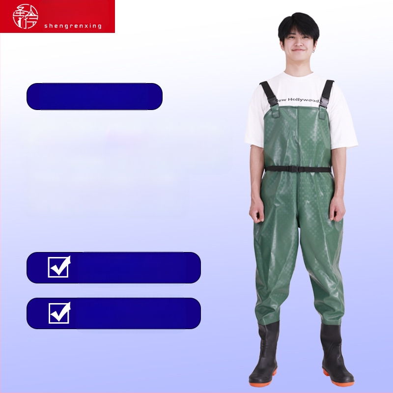 PVC vandeniui atsparios žvejybos kelnės – atsparios dėvėjimui, vėjui, storintos, universalios